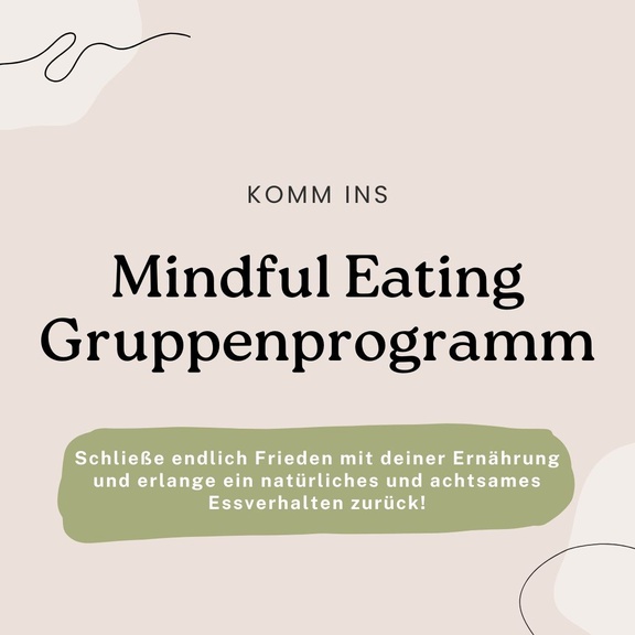 Mindful Eating - Gruppenprogramm